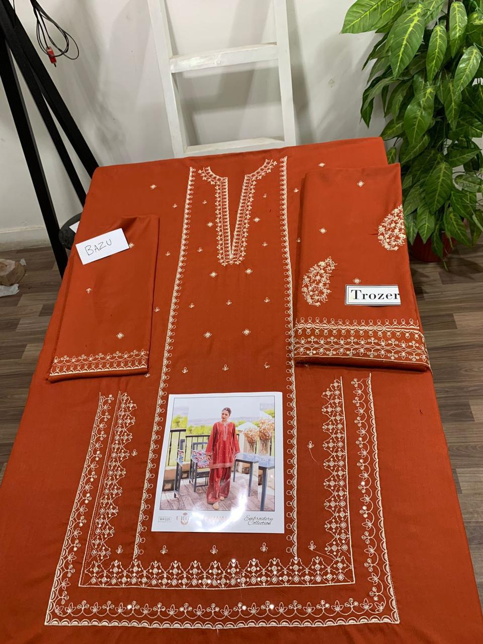 2-Piece | Premium Embroidered Winter Suit-DE