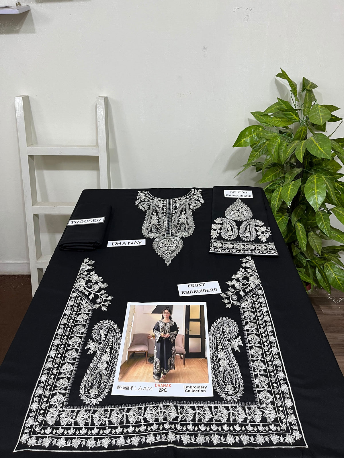 2-Piece Unstitch | Premium Embroidered Winter Suit