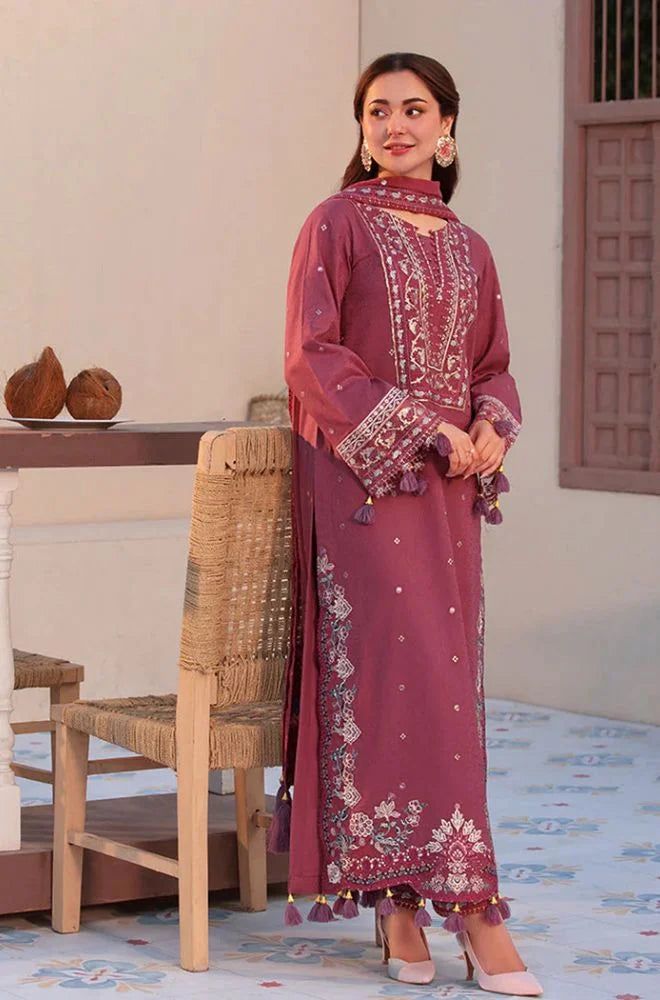 Embroidered Lawn Unstitched Summer Dress