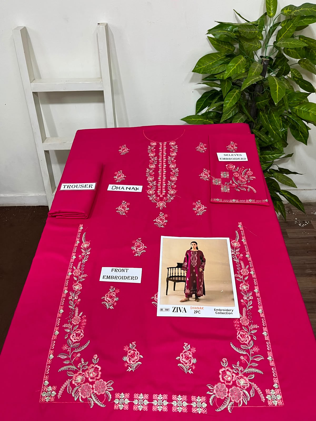2-Piece | Unstitch Premium Embroidered Winter Suit
