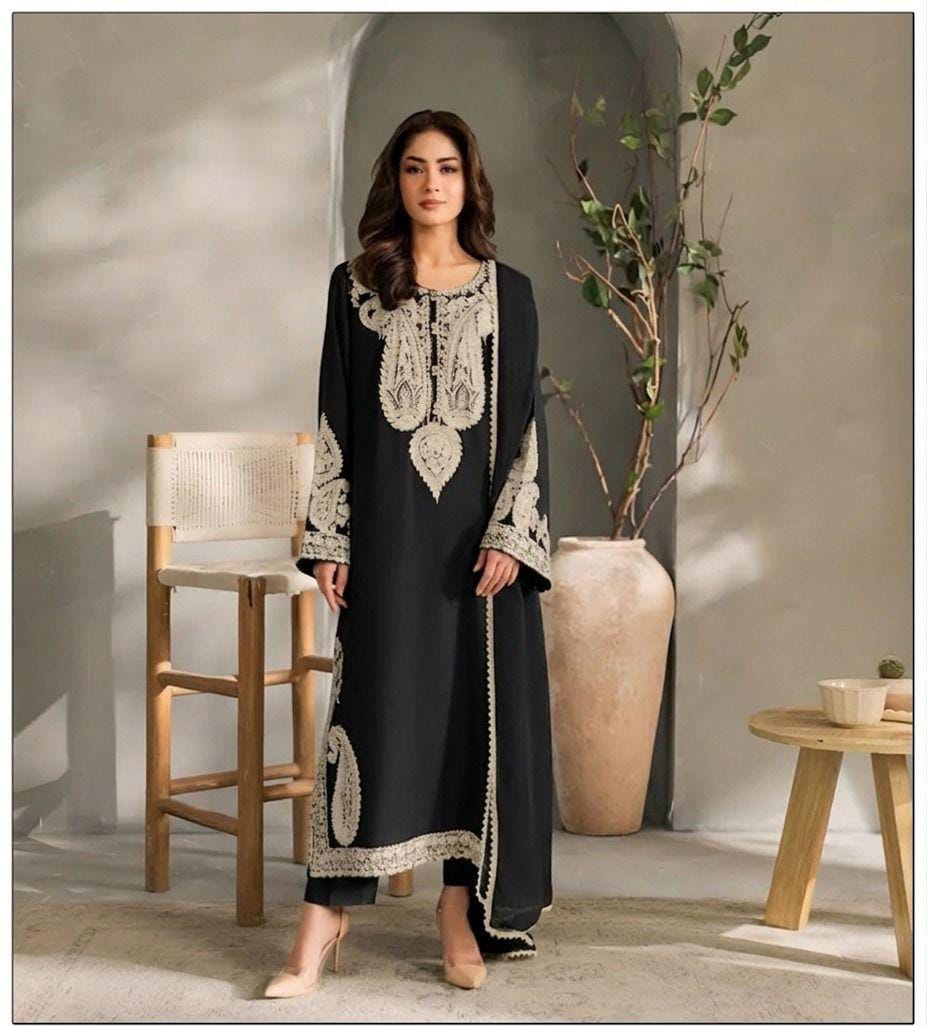 2-Piece | Premium Embroidered Winter Suit