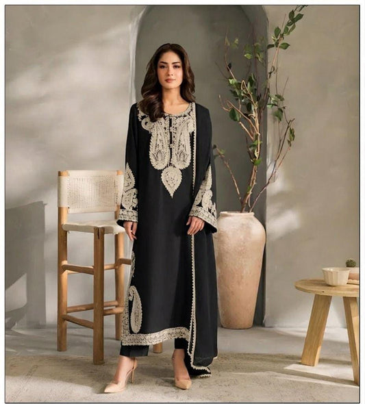 2-Piece | Premium Embroidered Winter Suit