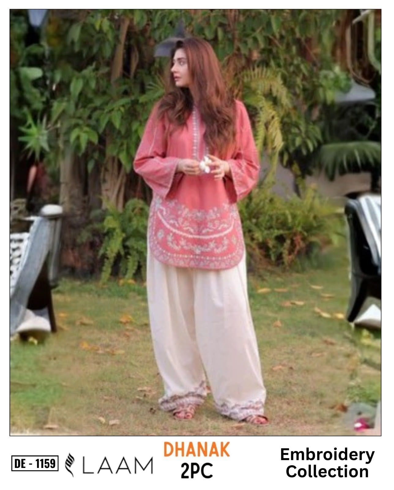 2-Piece | Premium Embroidered Winter Suit – DE-1159