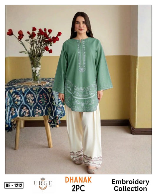 2-Piece | Premium Embroidered Winter Suit-DE-1212