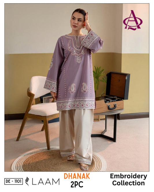 2-Piece | Premium Embroidered Winter Suit – DE-1101