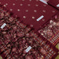 3-Piece Naqoosh Inspired Premium Embroidered Dhanak Suit DE-831