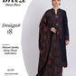 3-Piece Breeze Inspired Premium Embroidered Dhanak Suit AL-105