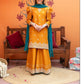 Kids 3PC Embroidered Summer Dress With Net Dupatta - Unstitched - DE-13