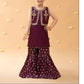Kids 3PC Embroidered Summer Dress With Net Dupatta - Unstitched - DE-55