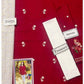 Kids 3PC Embroidered Summer Dress With Net Dupatta - Unstitched - DE-56