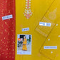 Kids 3PC Embroidered Summer Dress With Net Dupatta - Unstitched - DE-20