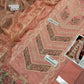 3 Piece - Embroidered Lawn Suit With Chiffon Emb Dupatta AL-802