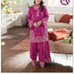 3 Piece - Embroidered Lawn Suit With Chiffon Emb Dupatta DE-512