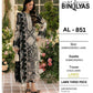 3 Piece - Embroidered Lawn Suit With Chiffon Emb Dupatta AL-851B