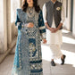 3 Piece - Embroidered Lawn Suit With Chiffon Emb Dupatta AL-840B