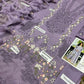 3 Piece - Embroidered Lawn Suit With Chiffon Emb Dupatta AL-840