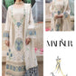 3 Piece - Embroidered Lawn Suit With Chiffon Emb Dupatta