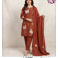 Embroidered 2Pc Lawn Unstitched Summer Dress - DE-1159