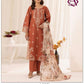 Embroidered Lawn Unstitched Summer Dress -DE-549