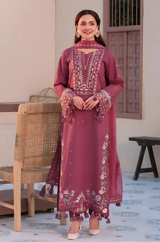 Embroidered Lawn Unstitched Summer Dress