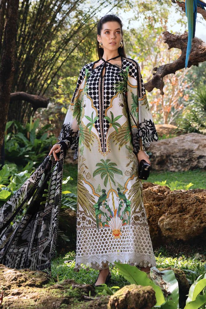Embroidered Lawn Unstitched Summer Dress