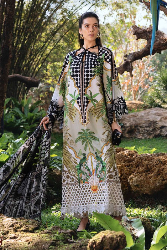 Embroidered Lawn Unstitched Summer Dress