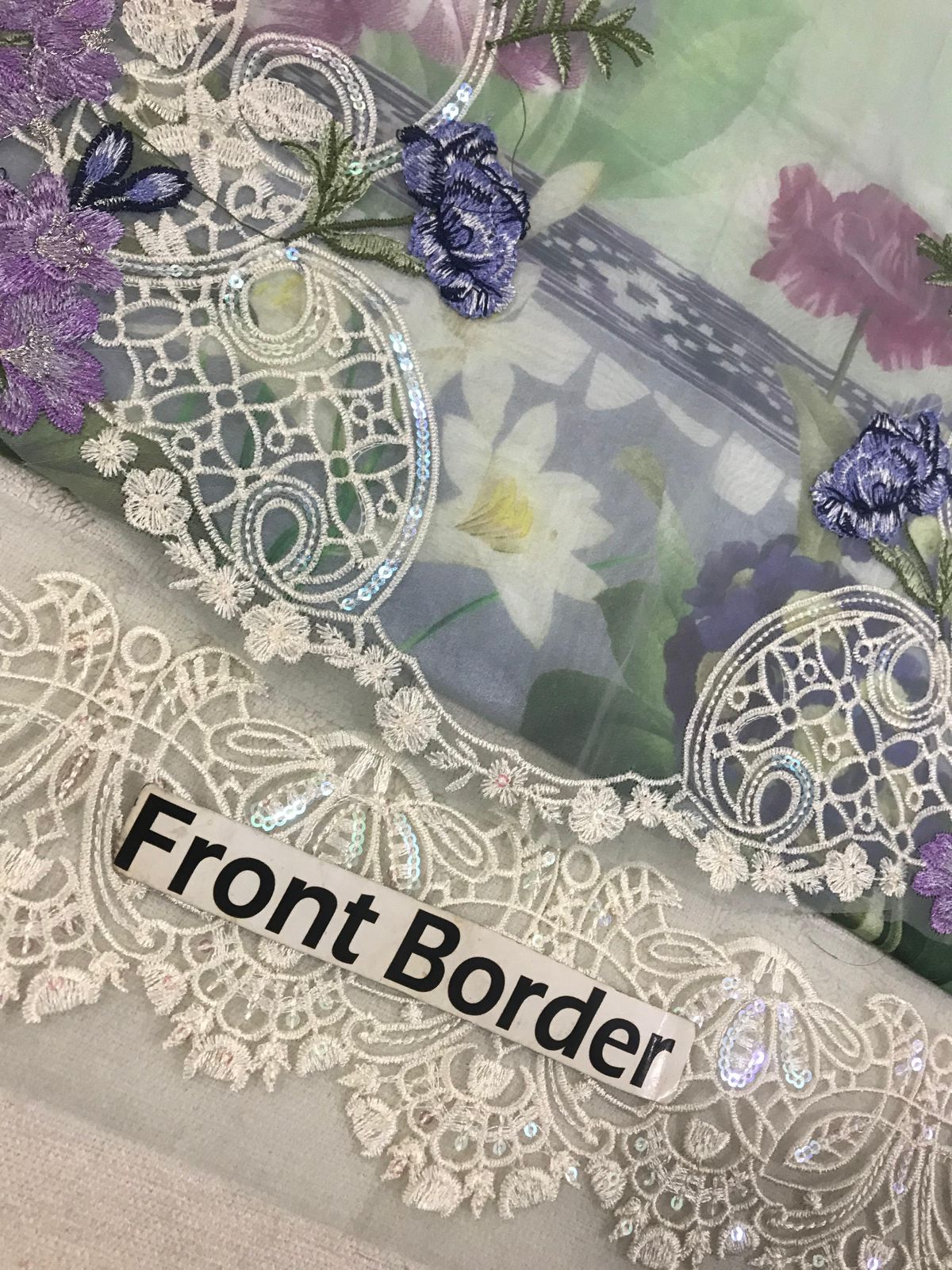 Embroidered Lawn Unstitched Summer Dress
