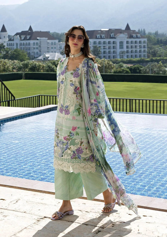 Embroidered Lawn Unstitched Summer Dress